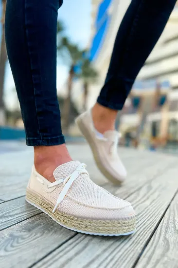 CH311 Espadril Erkek Ayakkabı BEJ resmi