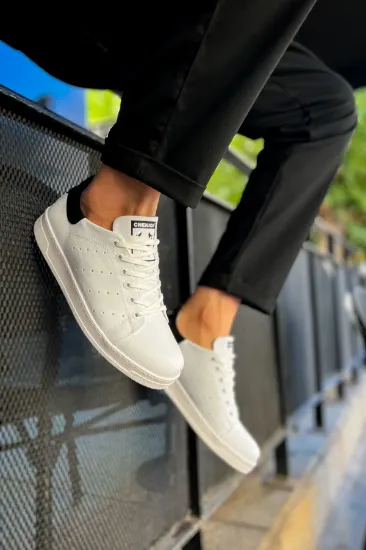 CH981 GBT Tennis Erkek Ayakkabı BEYAZ/SIYAH resmi