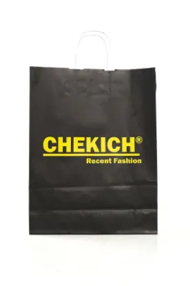 Chekich Kraf Kağıt Torba SIYAH resmi