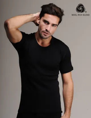 Hasyün 2005 Erkek Kısa Kol Yün Fanila resmi