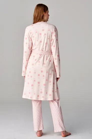 Feyza 4677 3'Lü Lohusa Pijama Takımı resmi