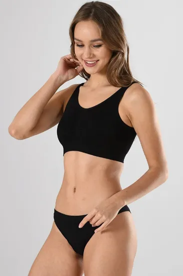 Miss Fit 11027 Kalın Askılı Pedli Bustiyer resmi