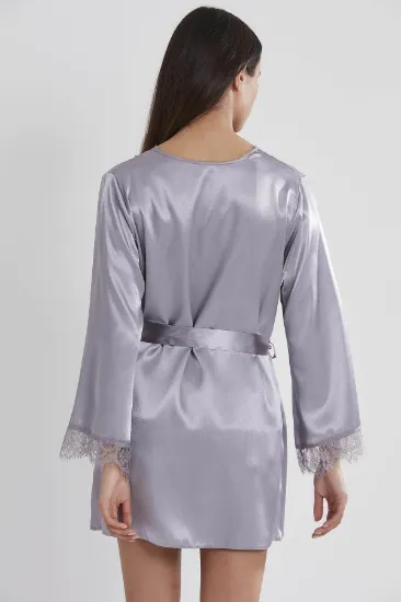 Pierre Cardin 2490 Bayan Sabahlıklı Saten Şort Takım resmi