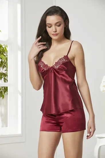 Pierre Cardin 6625 Kısa Gecelikli 6'lı İpek Set resmi