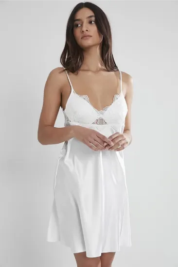 Pierre Cardin 6335 6'lı Saten Gecelik Sabahlık Takım resmi