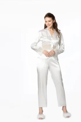 Pierre Cardin 6040 Kısa Gecelikli 6'lı İpek Set resmi