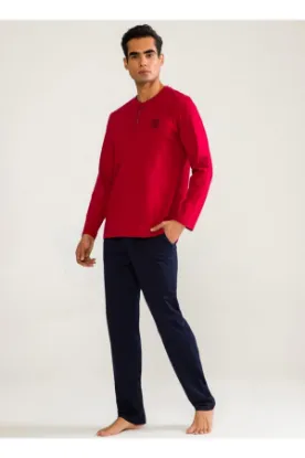 D'S Damat 01005 Uzun Kol Pijama Takımı resmi