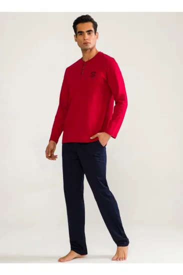 D'S Damat 01005 Uzun Kol Pijama Takımı resmi