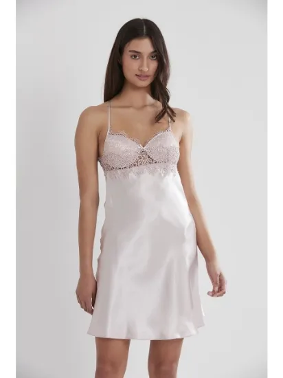 Pierre Cardin 6325 6'lı Saten Gecelik Sabahlık Takım resmi