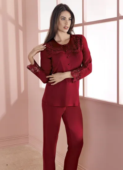 Espuar 757 Penye 3'lü Sabahlık Pijama Takımı resmi