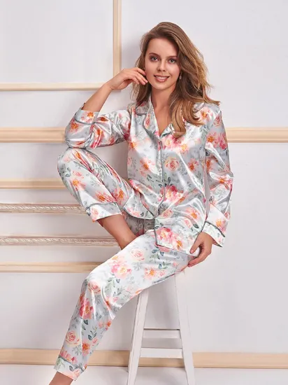 Nurteks 5654 Bayan Saten Pijama Takımı resmi