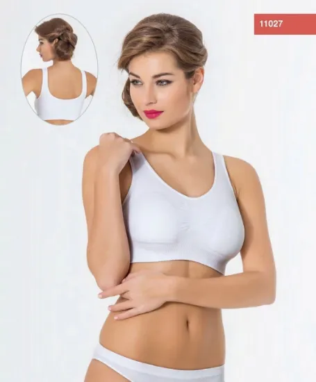 Miss Fit 11027 Kalın Askılı Pedli Bustiyer resmi