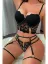 For Dreams 8406 Seksi Siyah Büstiyerli Takım resmi