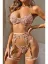 For Dreams 8415 Seksi Çiçekli Tasarım Jartiyer Takım resmi