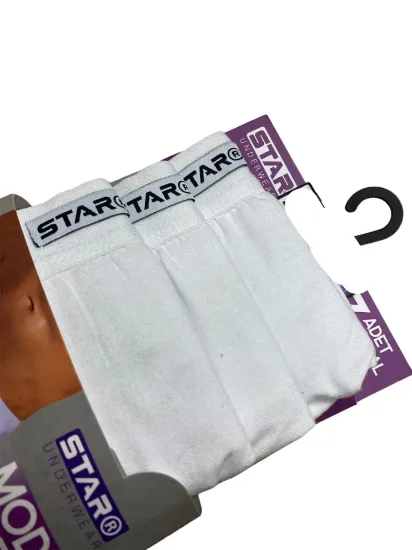 Star 109 Erkek 3'lü Modal Slip resmi