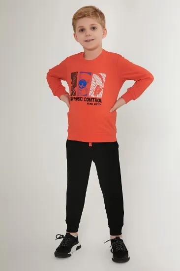 Roly Poly RP3208-G Erkek Çocuk Uzun Kollu Eşofman Takım resmi