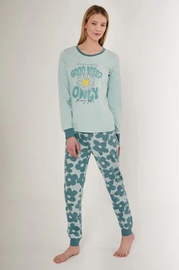Roly Poly 3247-S Kadın Uzun Kol Pijama Takımı resmi