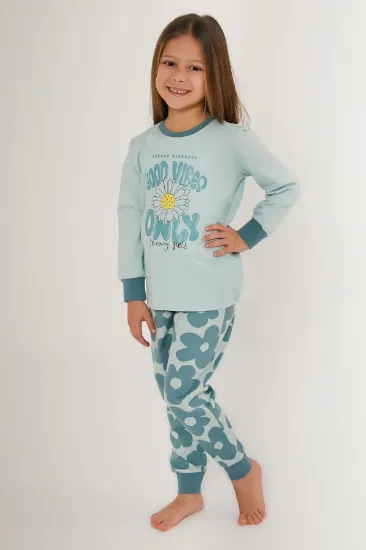Roly Poly 3247-2 Kız Çocuk Uzun Kollu Pijama Takımı resmi