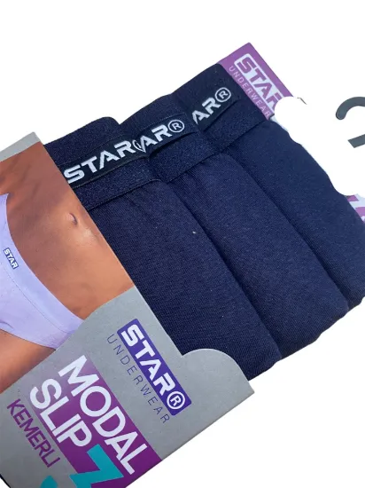 Star 109 Erkek 3'lü Modal Slip resmi
