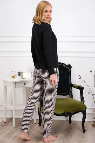 Pierre Cardin 8766-S Kadın Uzun Kol Pijama Takımı resmi