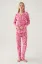 Barbie 1767-S Kadın Gömlek Yaka Pijama Takımı resmi