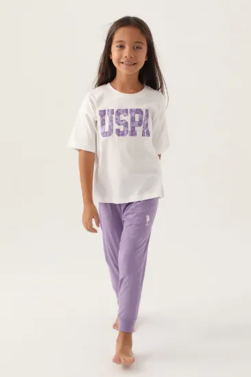 US Polo 1818-4 Kız Çocuk Pijama Takımı resmi