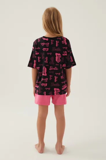 Barbie L1705-G Kız Çocuk Şort  Pijama Takımı resmi