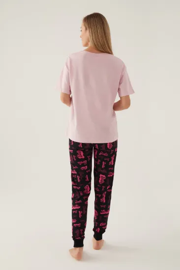 Barbie L1704-S Kadın Kısa Kol Pijama Takımı resmi