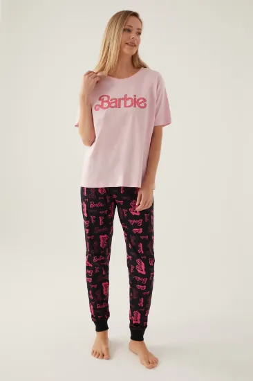 Barbie L1704-S Kadın Kısa Kol Pijama Takımı resmi