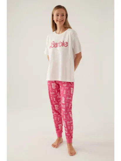 Barbie L1704-S Kadın Kısa Kol Pijama Takımı resmi