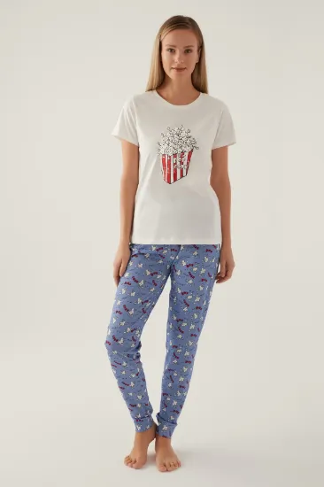 Roly Poly 3415-S Kadın Kısa Kol Pijama Takımı resmi