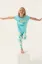Roly Poly 3394-2 Kız Çocuk Çiçekli Kısa Kol Pijama Takım resmi