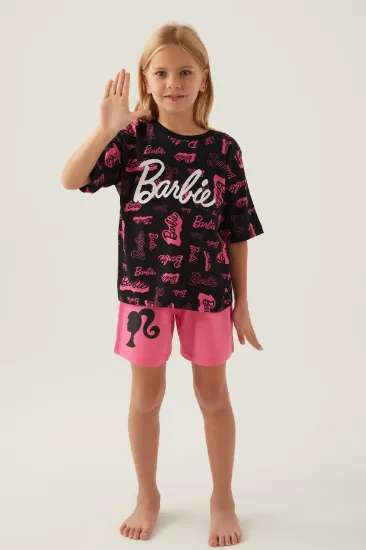 Barbie L1705-3 Kız Çocuk Şort Takımı resmi