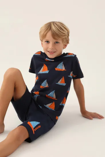 RolyPoly 3372-2 Erkek Çocuk T-short Şort Takım resmi