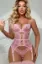 For Dreams 8465 Dantelli Kalp Aksesuar Detaylı Jartiyerli Büstiyer Çorap Takım resmi