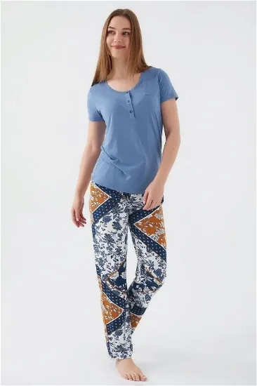 Pierre Cardin 8507-S Kadın Kısa Kol Pijama Takımı resmi