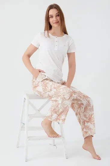 Pierre Cardin 8527-S Kadın Kısa Kol Pijama Takımı resmi