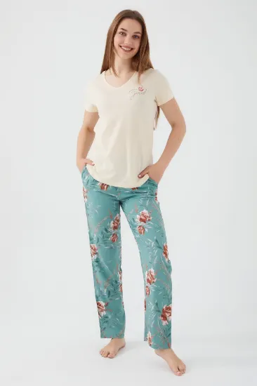 Arnetta 2414-S Kadın Kısa Kol Pijama Takımı resmi