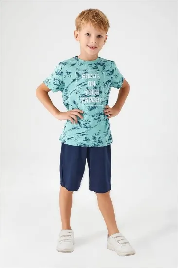 Roly Poly 2566-G Erkek Çocuk Garson Pijama Takımı resmi