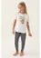 Arnetta 2871-2 Kız Çocuk Pijama Takımı resmi