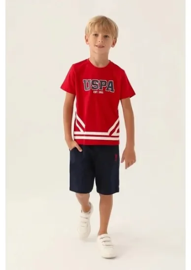 U.S. Polo Assn 1765-G Erkek Çocuk Bermuda Takım resmi