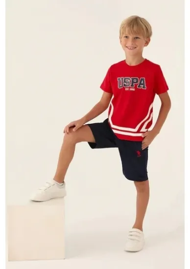 U.S. Polo Assn 1765-G Erkek Çocuk Bermuda Takım resmi