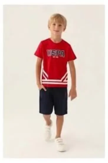 U.S. Polo Assn 1765-4 Erkek Çocuk Bermuda Takım resmi