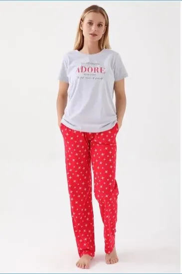 Arnetta 2580-S Kadın Kısa Kol Pijama Takım resmi
