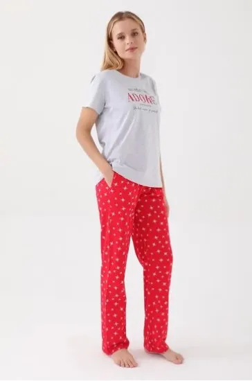 Arnetta 2580-S Kadın Kısa Kol Pijama Takım resmi
