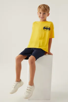Batman L1692-3 Çocuk Bermuda Pijama Takımı resmi