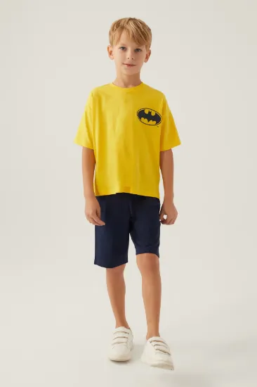 Batman L1692-3 Çocuk Bermuda Pijama Takımı resmi