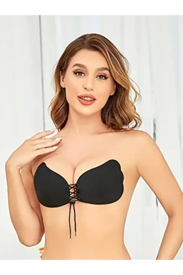 Miss Feliz Bayan Yapışkanlı Kelebek Sütyen resmi