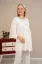 Ba-Ha 4504 Dantel Sabahlıklı Lohusa Pijama Takımı resmi