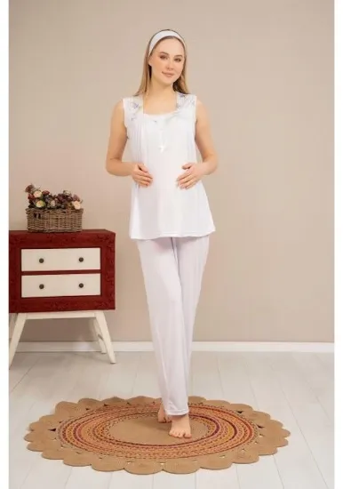 Ba-Ha 4521 Sabahlıklı Lohusa Pijama Takımı resmi